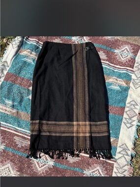 SCARF SKIRT FRINGE